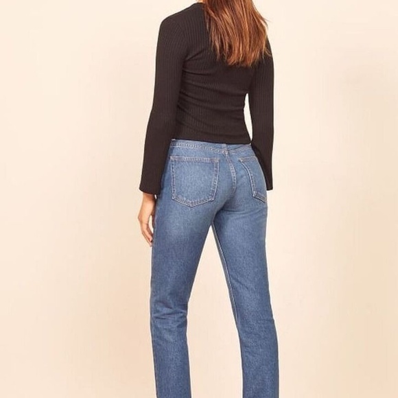 Julia High Cigarette Jean in 'Baltic' wash - Picture 11 of 14